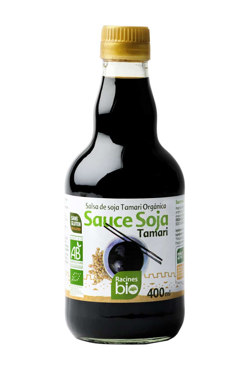 Sauce soja sucrée au gingembre et sauce soja salée allégée en sel
